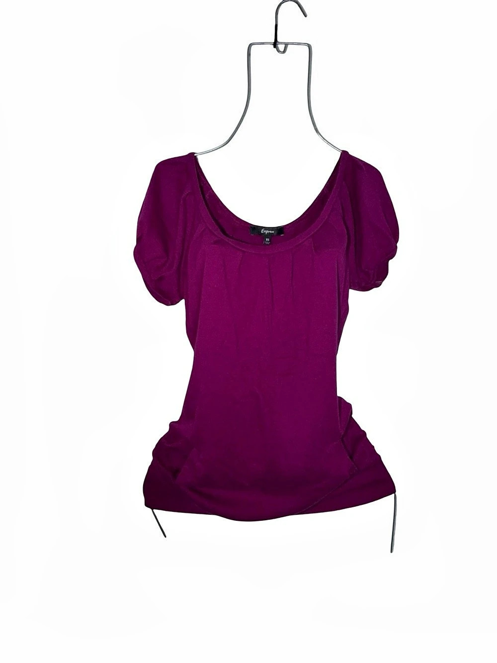 Express Women's Short Sleeve Top in Purple Size XS